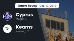 Recap: Cyprus  vs. Kearns  2019