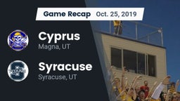 Recap: Cyprus  vs. Syracuse  2019