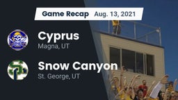 Recap: Cyprus  vs. Snow Canyon  2021