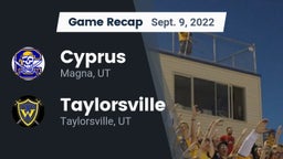 Recap: Cyprus  vs. Taylorsville  2022