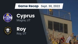 Recap: Cyprus  vs. Roy  2022