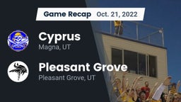 Recap: Cyprus  vs. Pleasant Grove  2022