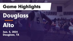 Douglass  vs Alto Game Highlights - Jan. 5, 2024