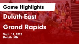 Duluth East  vs Grand Rapids  Game Highlights - Sept. 14, 2023