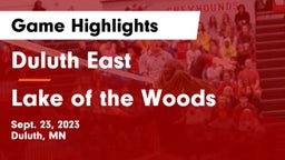 Duluth East  vs Lake of the Woods  Game Highlights - Sept. 23, 2023