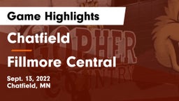 Chatfield  vs Fillmore Central  Game Highlights - Sept. 13, 2022