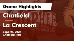 Chatfield  vs La Crescent  Game Highlights - Sept. 27, 2022