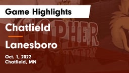 Chatfield  vs Lanesboro  Game Highlights - Oct. 1, 2022