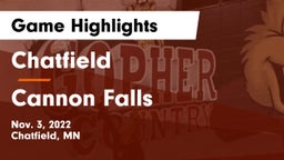Chatfield  vs Cannon Falls  Game Highlights - Nov. 3, 2022