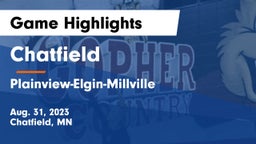 Chatfield  vs Plainview-Elgin-Millville  Game Highlights - Aug. 31, 2023
