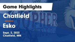 Chatfield  vs Esko Game Highlights - Sept. 2, 2023