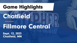 Chatfield  vs Fillmore Central  Game Highlights - Sept. 12, 2023