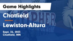 Chatfield  vs Lewiston-Altura  Game Highlights - Sept. 26, 2023