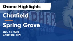 Chatfield  vs Spring Grove  Game Highlights - Oct. 14, 2023