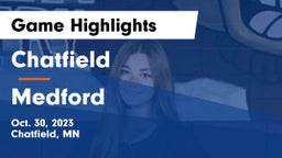 Chatfield  vs Medford  Game Highlights - Oct. 30, 2023