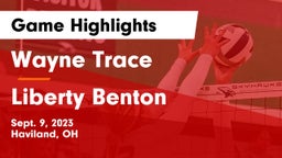 Wayne Trace  vs Liberty Benton  Game Highlights - Sept. 9, 2023