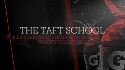 Phillips Exeter Academy volleyball highlights The Taft School