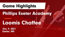 Phillips Exeter Academy  vs Loomis Chaffee Game Highlights - Oct. 9, 2021