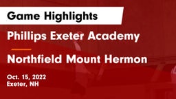 Phillips Exeter Academy  vs Northfield Mount Hermon  Game Highlights - Oct. 15, 2022