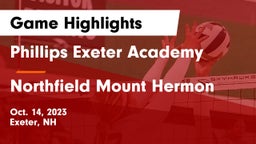 Phillips Exeter Academy vs Northfield Mount Hermon  Game Highlights - Oct. 14, 2023