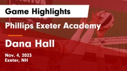 Phillips Exeter Academy vs Dana Hall Game Highlights - Nov. 4, 2023