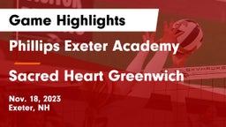 Phillips Exeter Academy vs Sacred Heart Greenwich Game Highlights - Nov. 18, 2023