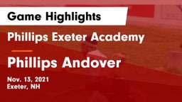 Phillips Exeter Academy  vs Phillips Andover Game Highlights - Nov. 13, 2021