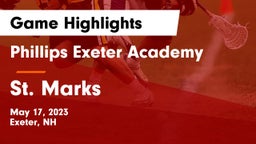Phillips Exeter Academy  vs St. Marks Game Highlights - May 17, 2023