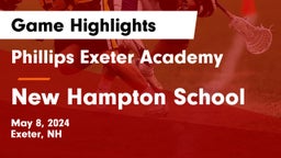 Phillips Exeter Academy vs New Hampton School  Game Highlights - May 8, 2024
