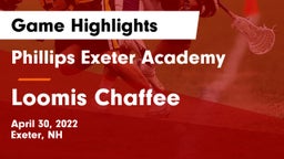 Phillips Exeter Academy  vs Loomis Chaffee Game Highlights - April 30, 2022