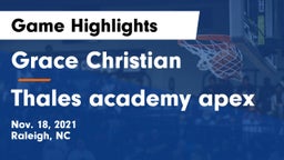 Grace Christian  vs Thales academy apex Game Highlights - Nov. 18, 2021