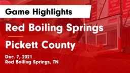 Red Boiling Springs  vs Pickett County Game Highlights - Dec. 7, 2021