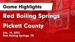 Red Boiling Springs  vs Pickett County  Game Highlights - Jan. 14, 2022