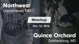 Matchup: Northwest High vs. Quince Orchard  2016