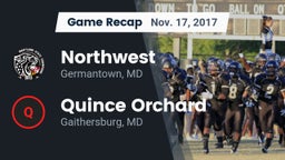 Recap: Northwest  vs. Quince Orchard  2017