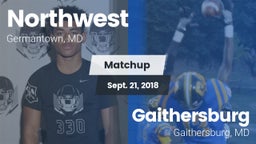 Matchup: Northwest High vs. Gaithersburg  2018