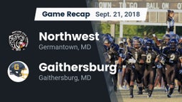 Recap: Northwest  vs. Gaithersburg  2018