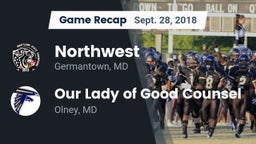 Recap: Northwest  vs. Our Lady of Good Counsel  2018