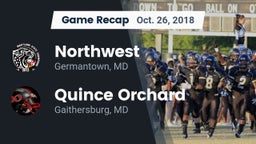 Recap: Northwest  vs. Quince Orchard  2018