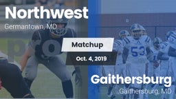 Matchup: Northwest High vs. Gaithersburg  2019