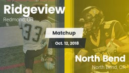 Matchup: Ridgeview High vs. North Bend  2018