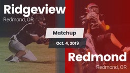 Matchup: Ridgeview High vs. Redmond  2019