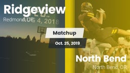 Matchup: Ridgeview High vs. North Bend  2019