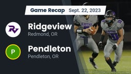 Recap: Ridgeview  vs. Pendleton  2023