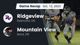 Recap: Ridgeview  vs. Mountain View  2023