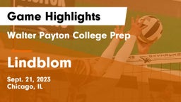 Walter Payton College Prep vs Lindblom Game Highlights - Sept. 21, 2023