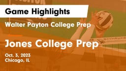 Walter Payton College Prep vs Jones College Prep Game Highlights - Oct. 3, 2023