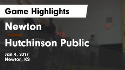 Newton  vs Hutchinson Public  Game Highlights - Jan 4, 2017