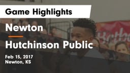 Newton  vs Hutchinson Public  Game Highlights - Feb 15, 2017