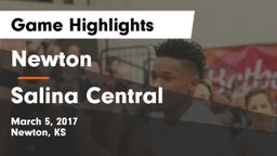 Newton  vs Salina Central  Game Highlights - March 5, 2017